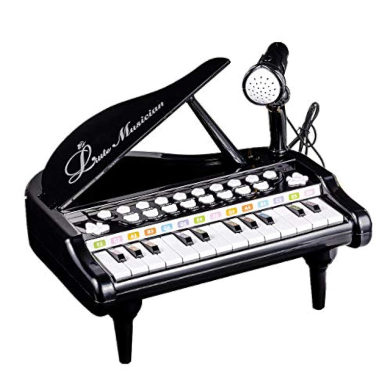Toy Piano For Toddler - Birthday Gift For 1 2 3 4 Year Old Girls And Boys, 24 Keys Multi-Functional Baby Piano Toy With Microphone