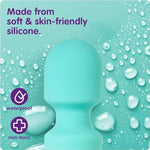 The Vibby Vibrator, a Quiet Running Water Resistant Wand Vibrator for her, Clitoris g-spot Stimulator Adult Sex Toy, USB Rechargeable, 20 Modes and 8 speeds, Made for discerning Women (Pink)