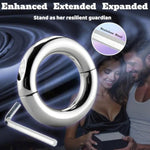 Metal Stainless Steel Penis Ring For Men Metal Cock Rings For Erectionenhancing Sex Toy Couple‘ S Bondage Delay Control Male Stimulator-50Mm