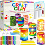Create Your Own Clay Luminaries Craft Kit for Kids & Teens Ages 6-12+