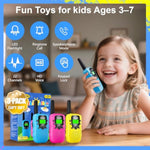 Kids Walkie Talkies for Outdoor Play, 2-Pack, Suitable for 3-12 Year Old Boys and Girls