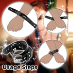 Bdsm Bondage Sex Handcuffs Sex Straps Adjustable Leathers Hand Cuff Set For Adults Bedroom Sexy Toys For Women