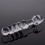 Adult Sex Toy Crystal Glass Anal Butt Plug Glass Anal Trainer For Women For Couple Pleasure Anal Trainer Kit Butt Plug Sex Toy Stimulation Adult Sex Toys For Men Women