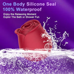 Rose Sex Toy For Women, Sucking Vibrator, Clitoral Nipple Stimulator,10 Sucking Modes With Vibrating,G-Spot Rose Sucker, Adult Toy For Women Female Adult Sex With Magnetic Charger (Red)
