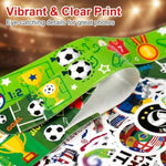 93 Pcs Soccer Party Favors with Bracelets, Keychains, Stickers & Gift Bags
