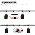 Bed Bondaged Restraints Sex Kit For Couples For Under Bed Bonage Kits Straps For Adult Play Queen Bed Ankles And Wrists Bar Sex Handcuffs Bedroom Blindfolds Bondage Cuffs Toys Women Sweatshirt
