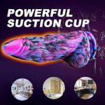 8.9 Inch Large Animal Monster Dildo, 2.5-Inch Thick Realistic Silicone Dildo,Wide G-Spot Penis, Xl Fat Anal Penis With Big Suction Cup,Clitoral, Vaginal, And Anal Stimulation For Men And Women