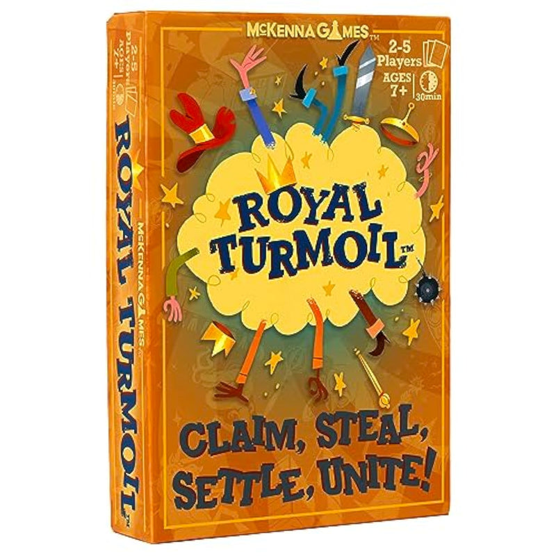 Royal Turmoil – New Wildly Fun Card Game For Kids 8-12, For Kids And Adults, Family Game And Learning Game For Family Night With Fast Setup And Fun Play