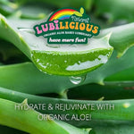 Lubilicious Water Based Lube 4 Oz – Infused With Organic Aloe & Hyaluronic Acid – Glycerin Free & Paraben Free – Personal Lubricant – Lube Water Based – Water Based Lubricant – Lubricants For Privacy