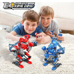 Hydraulic Boxing Bots, Stem Building Kit For Kids, Build 2 Hydraulic-Powered Battle Robots, Stem Educational Fighting Robot Toy Set, Christmas Birthday Gift For Boys & Girls Ages 8-18 Adults