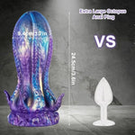 9.64 In Extra Large Anal Training Plug - Silicone Butt Plug For Advanced Users - Octopus Fantasy Monster Dildo - G-Spot Stimulator And Prostate Massager For Men