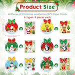 48 Piece Christmas Crafts Kit for Kids
