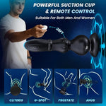 Anal Vibrator & Butt Plug with 10 Thrusting, Sliding & Vibrating Modes