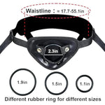 Strap-On Realistic Vibrating Dildo Wearable Harness,G Spot Stimulator, Sex Toys For Women,White