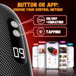 Male Sex Toys For Men - Male Masturbator Deep Throat-Mouth 360° Wrapped 9 Tapping & Vibrating Male Vibrator Penis Pump App Control Lcd Mens Sex Machine Stroker Adult Sex Toys & Game
