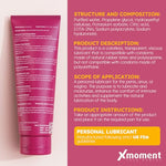 pH Balanced Water-Based Lube Without Glycerin & Parabens, Hydrating Personal Lubricant for Men, Women & Couples Vaginal & Anal Sex, Long-Lasting & Ultra Smooth Lubricants for Privacy and Toys (120ML)