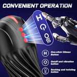Automatic Male Masturbator Sex Toys For Men - Male Masterbator Blowjobsex Machine Sex Toy, Hands Free Masturbators Pocket Pussy Male Stroker With 5 Sucking & 10 Vibrating Modes