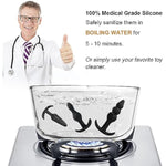 Anal Beads Plugs Kit 3 Pack, Silicone Butt Plug Training Set From Beginner To Advanced Player For Comfortable Long-Term Wear, Anal Sex Toys For Men Women, Prostate Massage Anus Ball Dilator For Couple