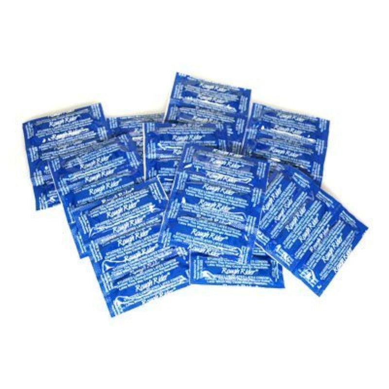 Rough Rider Studded Premium Rough Rider Latex Condoms Lubricated 24 Condoms