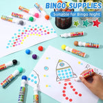 Bulk Dot Markers Set, 72 Pcs, 0.5 oz, 12 Vibrant Colors
