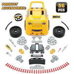 Toys Gifts For 3 4 5 6 7 8 Years Old Boys, Large Truck Engine, Mechanic Repair Set For Kids, Big Truck Builder Kit, Take Apart Motor Vehicle Play Car Service Station, For Kids