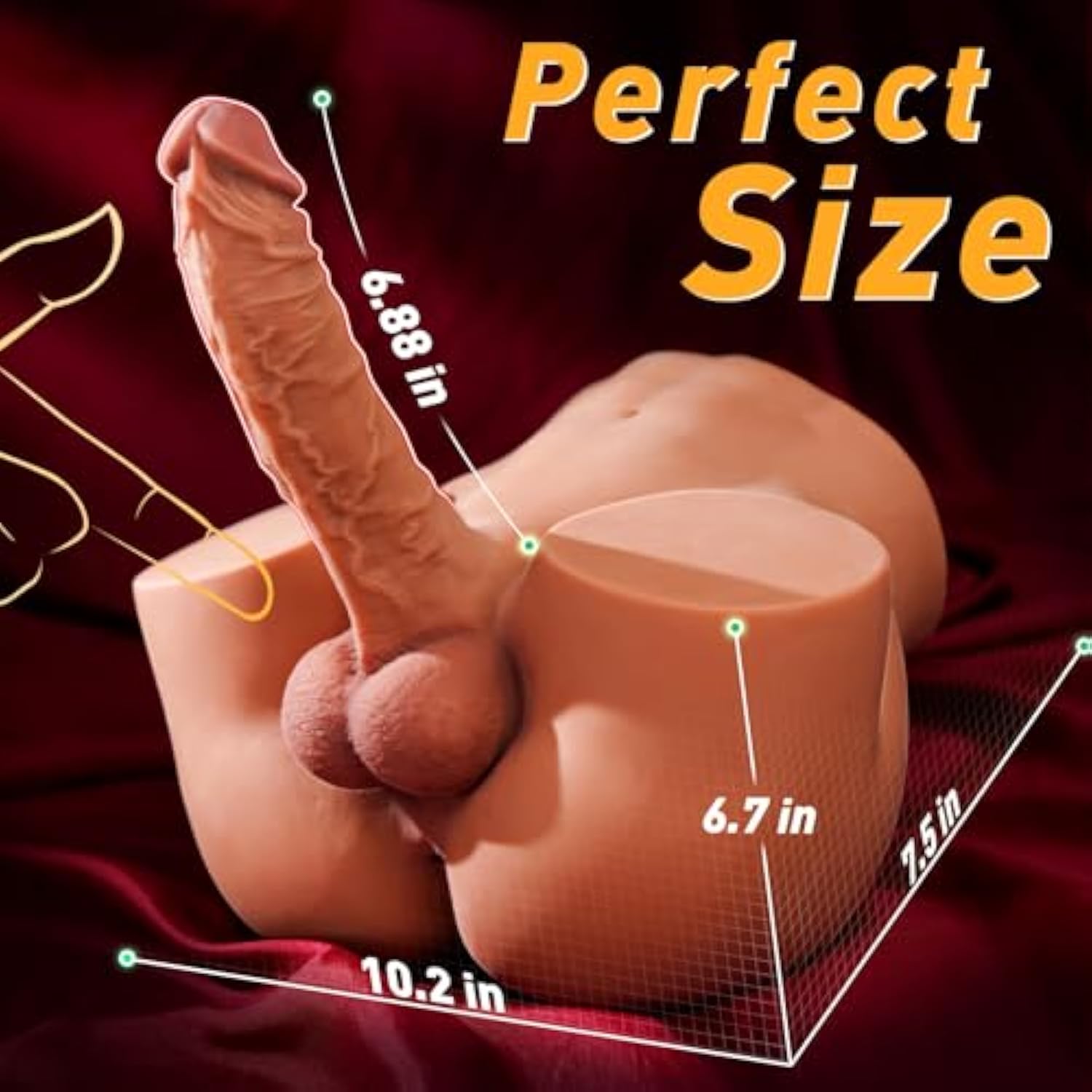 10.8Lb Male Sex Doll With Flexible Dildo, Realistic Sex Dolls 6.8In Hu BlessMyBucket 10.8Lb Male Sex Doll With Flexible Dildo, Realistic Sex Dolls 6.8In Hu BlessMyBucket
