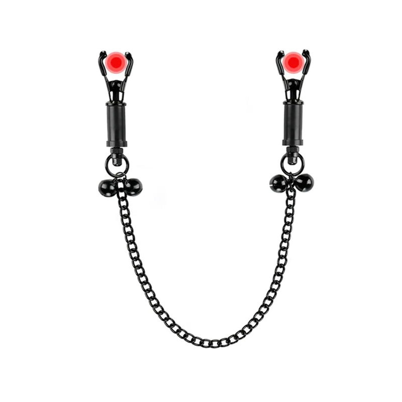 Bdsm Erotic 1 Pair Of Nipple Clamps With Bells, Sexy Nipple Clamp Set, Nipple Clamps, Clitoris, Labia, Breast Clamps, Sm Bondage Women'S Sex Toy