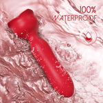 Rose Anal Vibrator Adult Sex Toy Anal Plug Vibrator, 10 Modes, Rechargeable Waterproof Remote Control Vibrating Stimulator Couple Sex Toy Dildos Women Game?Red