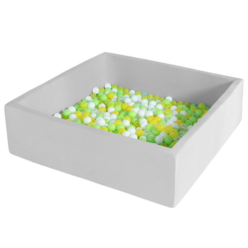 Extra Large Foam Ball Pit For Toddlers Kids Square Soft Ball Pool Ideal Gift P