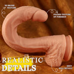 17.5Inch Super Long Dildo, Realistic Silicone Large Anal Dildos With Small Glans For G-Spot Stimulator & Anal Trainer, Flexible Thick Xxl Dildo With Suction Cup Huge Anal Plug Toy For Women Men Gay