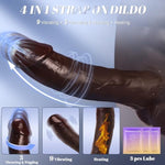 Strap On Dildo Sex Toys Thrusting Dildo Vibrator,Strap On Harness With 3 Thrusting & 9 Vibrating Heating Modes,Wearable Dildos Panties Transgender Clothing Adult Sex Toy For Lesbians Strapon