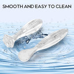 Crystal Glass Dildo Anal Plug,2Pcs Big Butt Plug Anus Training Kit Rose Round Base G-Spot Stimulator Sex Glass Anal Masturbation Plug Prostate Massage Adult Sex Toys For Men Women Gay And Couples