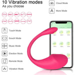 Wearable Clitoral G Spot Vibrator, App Remote Control G-Spot Panty Vibrators,Adult Stimulator Sex Toys More Than 10 Vibrations For Women And Couple (Rose Red)