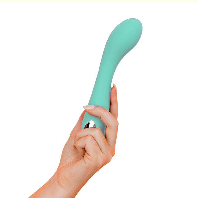 G Spot Vibrator Dildo For Vagina, Clitoral, Anal Stimulation With 10 Vibrations Modes Personal Powerful Quiet Vibrating Massager Rechargeable Waterproof Adult Sex Toy For Women, Men, Couples (Mint)