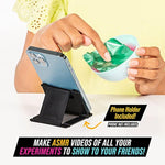 Sensations Slime Kit Asmr Edition - Holiday Slime Gifts For Teen Girls - Stress Relief Asmr Kit For Kids Ages 7+ - Diy Craft Set & Phone Holder - Multicolor