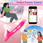 Strap-On Thrusting Dildo Sex Toys - Adult Toys App Remote Control Wearable Harness Strap-On Dildo With 3 Thrusting & 9 Vibrating For G Spot Clitoral Stimulation, Adult Sex Toy For Lesbian Women Couple