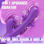 Vibrator Adult Sex Toys For Women - App Adult Toys G Spot Vibrator 360° Rotation Vibrators With 9 Rubbing & 9 Flapping & 9 Vibrating, Rabbit Dildo Clitoral Stimulator Rose Sex Toy For Women And Couple