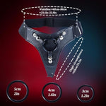 Strap On Dildo Set Womens Sex Toys (6" 7" 8" 10" Fantasy Dildo), Silicone Realistic Long Anal Dildo Suction Cup, Beginner Harness Wearable Dildo Purple Pink Adult Sex Toy For Women Couples Lesbian