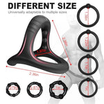 8Pcs Silicone Penis Ring,Different Sizes Cock Ring For Maintain A Longer And Harder Erection,Cock Rings For Men Sex Toy,Adult Sex Toys, Black