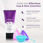 Water Based Lube – Personal Lubricant For Toy, Period Cup, Disc, Or Applicator – Natural Gel (2Oz/60Ml)