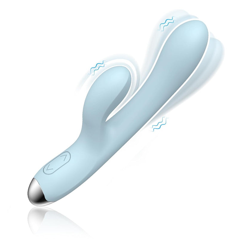 G Spot Vibrator Women Sex Toys, Rabbit Vibrator With 10 Powerful Vibrations Dual Motor Stimulator Rechargeable Vibrating Massager For Vagina Clitoris G-Spot Stimulation