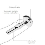 Sex Toy Urethral Sounds Multi Beads Urethral Penis Plug With Hole Stainless Steel Urethral Dilators For Male 6Mm