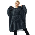 Wearable Blanket Hoodie, Oversized Sherpa Hooded For Women And Men, Comfy Swea