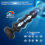 Thrusting Vibrating Prostate Massager Anal Butt Plug, Anal Male Adult Sex Toys For Men Women Couples, Remote Control Anal Dildo Vibrator, 10 Modes Anal Beads, Anal Training Sex Toy Game Play