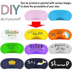 50 Pieces Blindfold Eye Mask Shade Cover with Nose Pad and Adjustable Strap for Travel Sleep or Party Supplies
