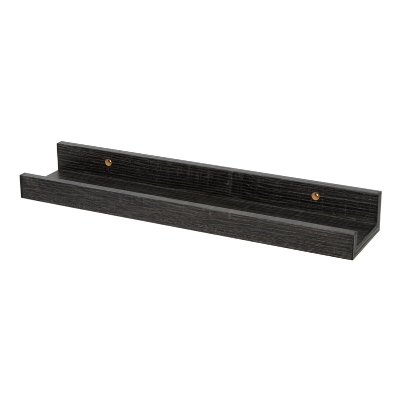 18" Floating Shelf, Onyx