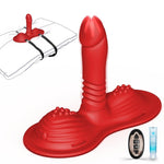 Sex Toys Sit And Ride Vibrator Strap On Thrusting Dildo Riding Vibrators With 10 Thrusting & Vibrating Modes For Women G Spot Clit Anal Stimulation, Remote Control Female Couple Adults Toys Games