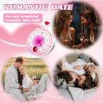 Funny Couple Position Selector, Fun Night Dating Decision, Two-Sided Mechanical Turntable Date Ideas Night Couple Date Night Game For Adults