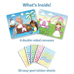 Unicorn and Princess Sticker Art Craft Kit for Kids