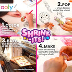 DIY Shrink Art Charms Kit, 28 Piece Cute Crew